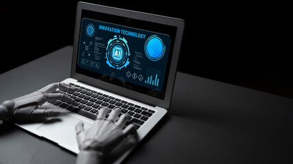 The core of innovation technology is Artificial Intelligence (AI). A concept of future AI...