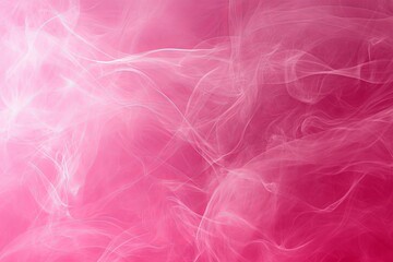 Fototapeta premium Stunning Dreamy Abstract Pink Background with Ethereal Swirling White Wisps and Soft Radiance