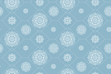 Mandala Ornament Seamless Pattern