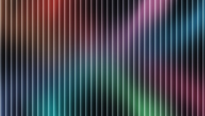 Vibrant neon vertical lines abstract background with colorful gradient blurs