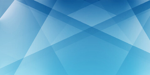 Obraz premium Abstract Blue Geometric Background With Overlapping Shapes For Digital Design Projects Presentations Web Branding eps10
