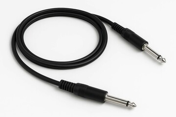 Guitar strings or other musical instrument strings on a white background.