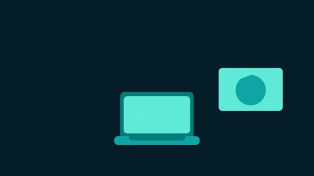 Digital marketing cartoon style infographic explainer 2d animation video including SEO, content strategy, social media and data analytics conceptual animated presentation