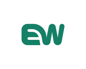 EW Logo Design. EW