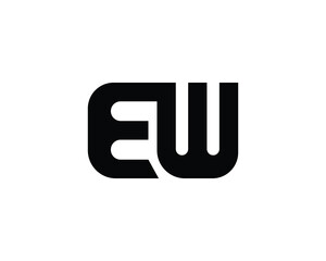EW Logo Design. EW