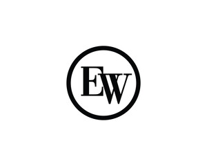 EW Logo Design. EW