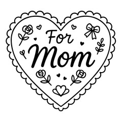 Romantic vintage heart vector illustration design for Valentine wedding and love celebration card