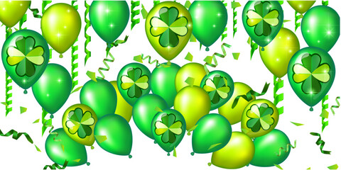 クローバー 風船