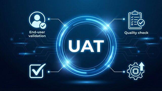 UAT acronym. User acceptance testing (UAT) is a phase in software development where the software is tested in the real world by its intended audience. new