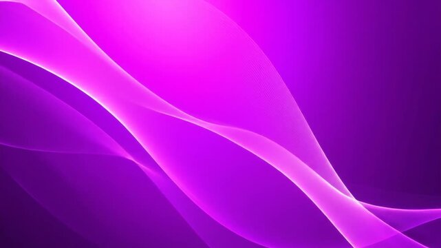 Dynamic Purple Waves: Abstract Flowing Lines on Vibrant Gradient Background