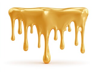 golden honey dripping