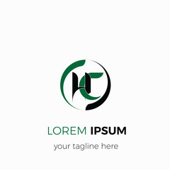 Interlocking Initial Letter C Logo Design Template. Isolated Vector Illustration Logo.