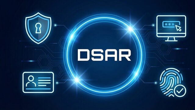 DSAR acronym, data subject access request system,software helps companies comply with user requests to access or delete personally identifying information that a company stores. new