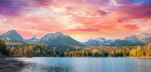 Popradzki Staw, Popradske pleso Tatry, High Tatras, Tatra Mountains, Slovakia. High quality photo © kishivan