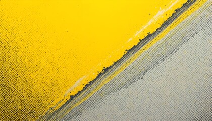 Yellow Side Hatch Halftone Effect Background