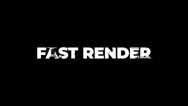 Title Animator Bold Glitch 06