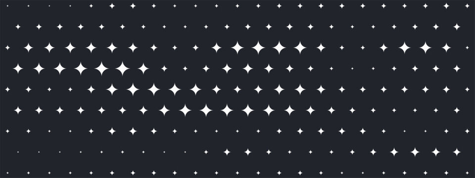 Geometric star pattern featuring Y2K aesthetic with gradient sparkle effects. Abstract diamond grid background in retro cyber style with modern vector illustration and tech design.