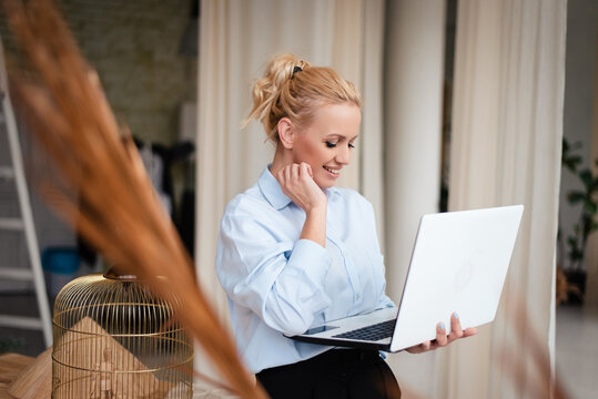 Woman Feeling Stressed At Work
