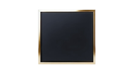 Gold Framed Black Rectangle