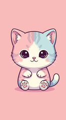 Obraz premium kucing imut kiyut