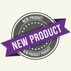 Fototapeta premium New Product Seal with Circular Star Border