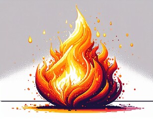 炎　エフェクト