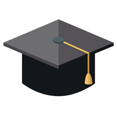 A more solid filled in version of the graduation. 