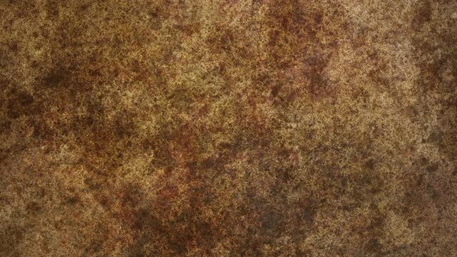 Rusty brown vintage background animation, weathered parchment effect, antique loopable grunge backdrop for creative designs