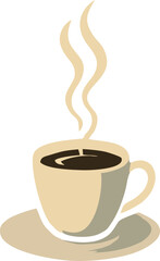 Obraz premium Black Coffee Vector.eps