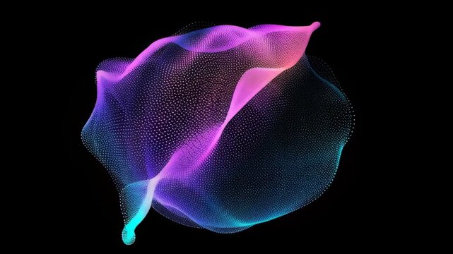 Wave particle digital splash array glitch sphere distortion datum technology cyberspace network business computer abstract futuristic information database programming software future intelligence