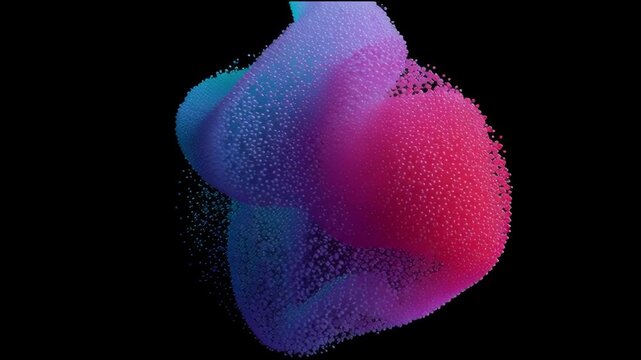 Wave particle digital splash array glitch sphere distortion datum technology cyberspace network business computer abstract futuristic information database programming software future