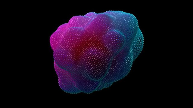 Wave particle digital sphere splash array glitch distortion datum technology cyberspace network business computer abstract futuristic information database programming software future data