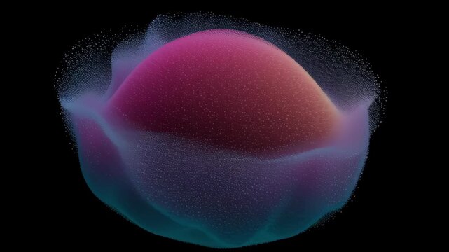 Wave particle digital splash array glitch sphere distortion datum technology cyberspace network business computer abstract futuristic information database programming software future intelligence