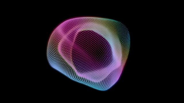 Wave particle digital splash array glitch sphere distortion datum technology cyberspace network business computer abstract futuristic information database programming software future