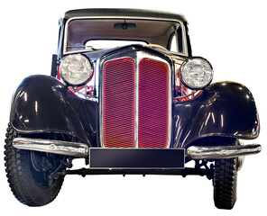 Retro car isolated on transparent