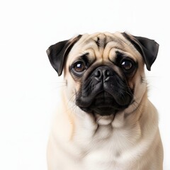 Fototapeta premium Pug Dog Studio Portrait