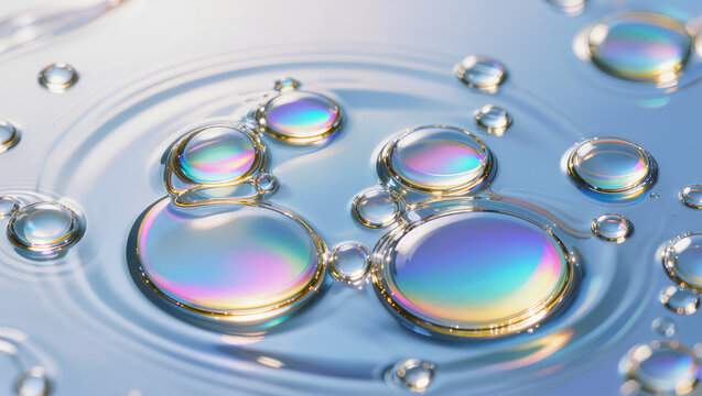 Concentric liquid ripples for biotechnology and pure water marketing