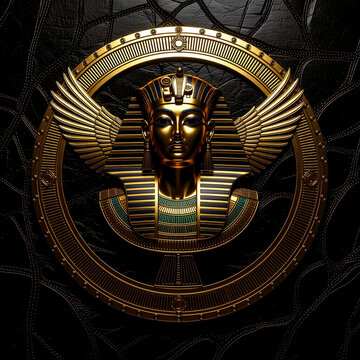 Golden Pharoah's intricate designer piece