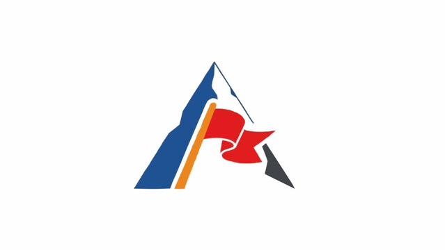 Logo Design With Letter A Symbol.