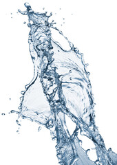 Water splash isolated.