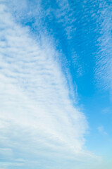 Obraz premium Blue sky background, natural blue sky landscape