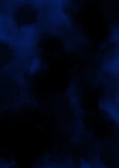 滲んだ不気味な青と黒の背景画像