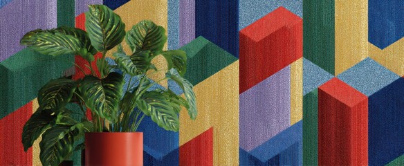 pattern an invigorating tapestry of colors sparks joy and wonder within the viewer