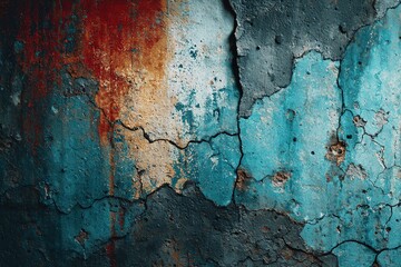 Texture That Packs a Punch With Vibrant Colors and Cracking Patterns Generative AI