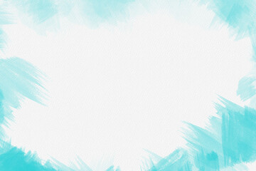 Abstract turquoise watercolor background with gold accents, soft pastel texture, elegant modern design