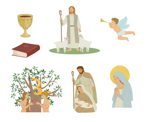 キリスト教のアイコンセット