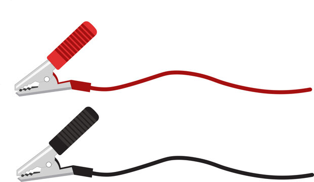 Alligator Clips for Battery Charging and Electrical Testing