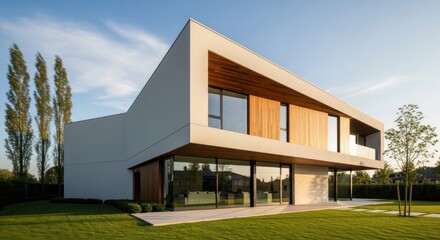 Fototapeta premium Modern Minimalist House