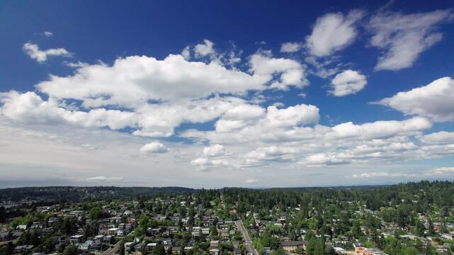 Residential Suburban Neighborhoods Aerial Background