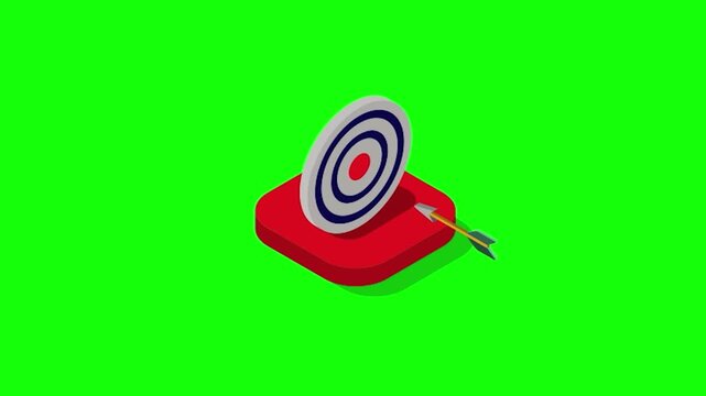 3D Isometric Electronic Devices Icon Pack Animation on Green Screen